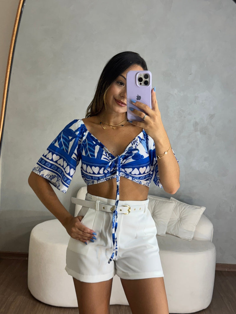 Cropped Estampado