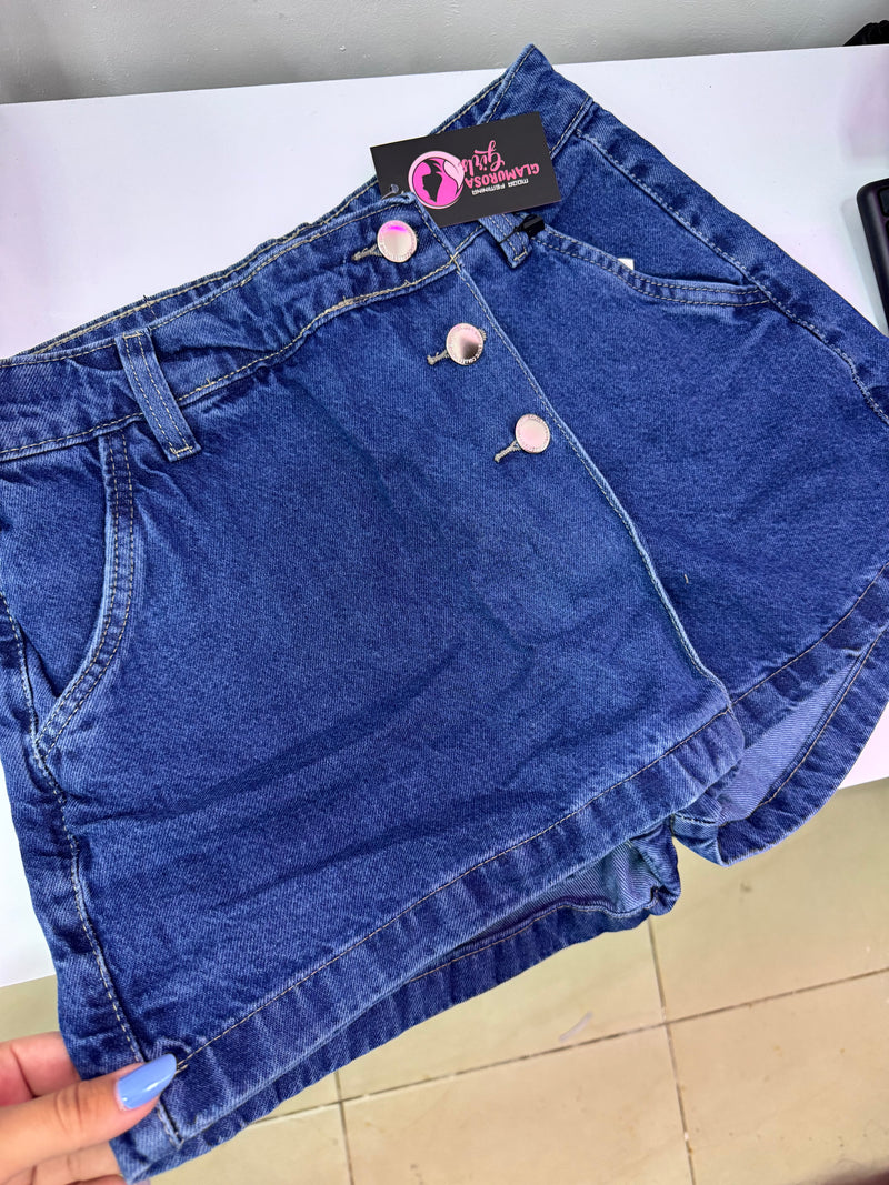 Short Saia Jeans